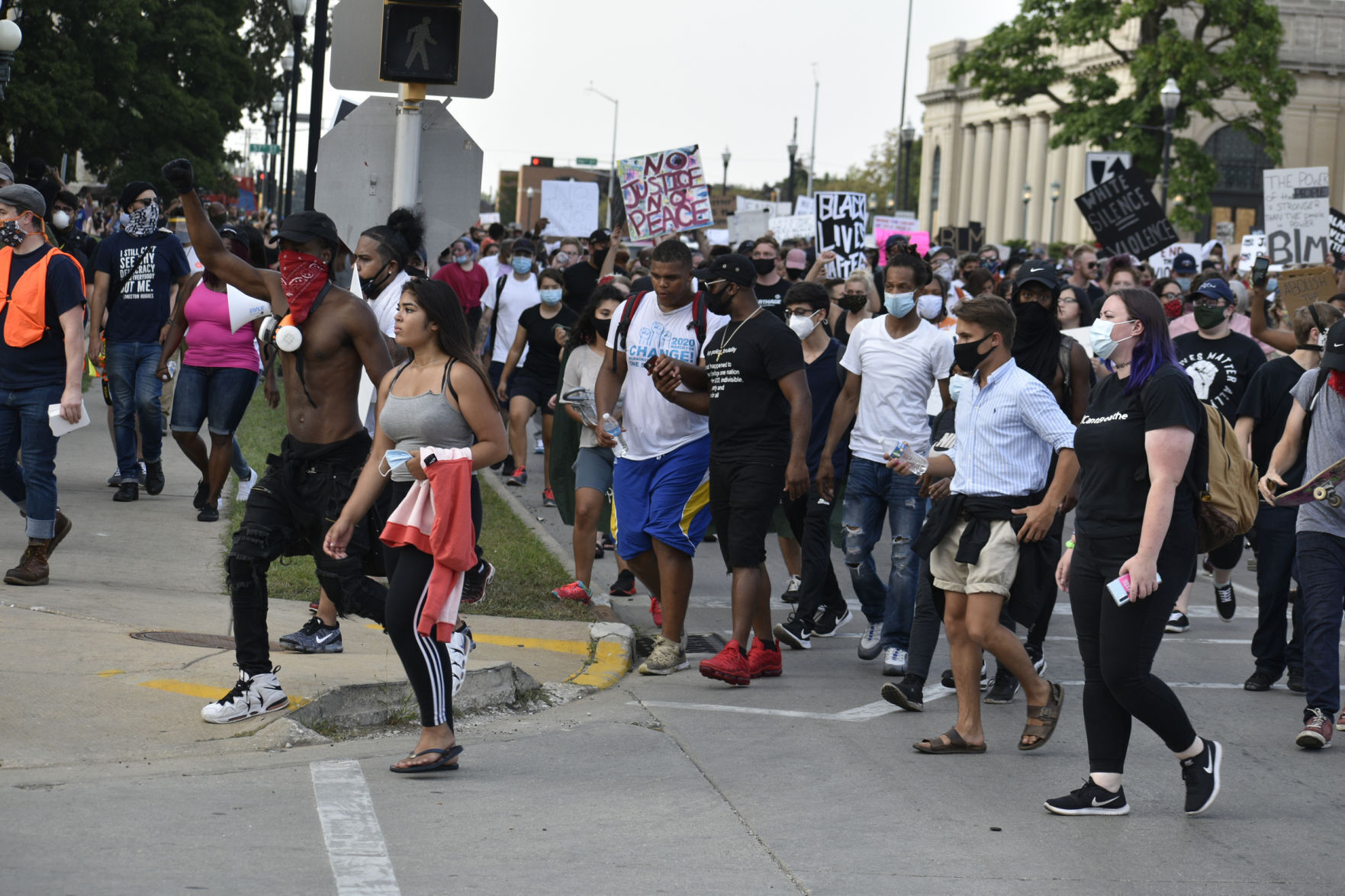 Nighttime protest 5